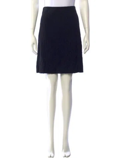 Pre-owned Donna Karan Knee-length Skirt In Blue