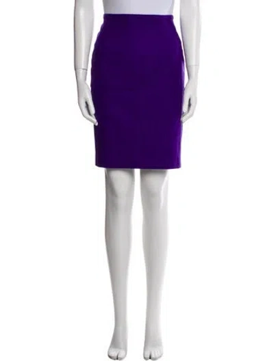 Pre-owned Donna Karan Knee-length Skirt In Blue
