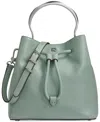 Donna Karan Lawrence Top Handle Bucket In Pale Jade