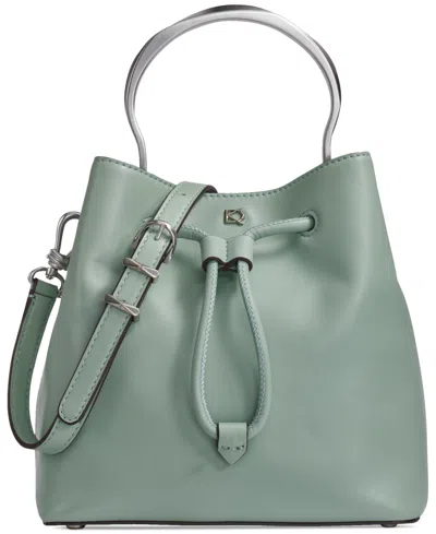 Donna Karan Lawrence Top Handle Bucket In Green