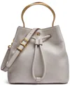 Donna Karan Lawrence Top Handle Bucket In Sand