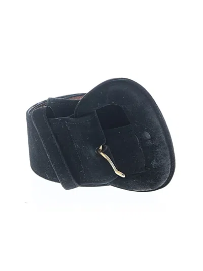 Pre-owned Donna Karan Leather Belt In Black