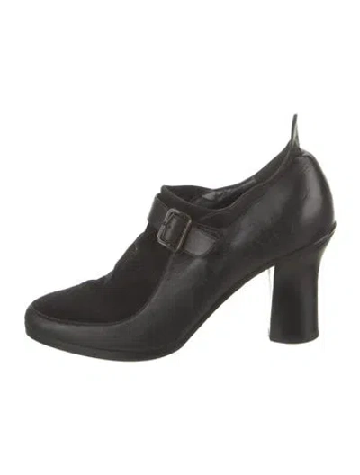 Pre-owned Donna Karan Leather In Black