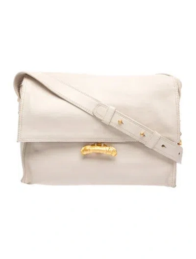 Pre-owned Donna Karan Leather Crossbody Bag In Transparent