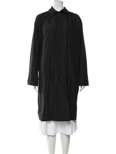 Pre-owned Donna Karan Linen Jacket In Black