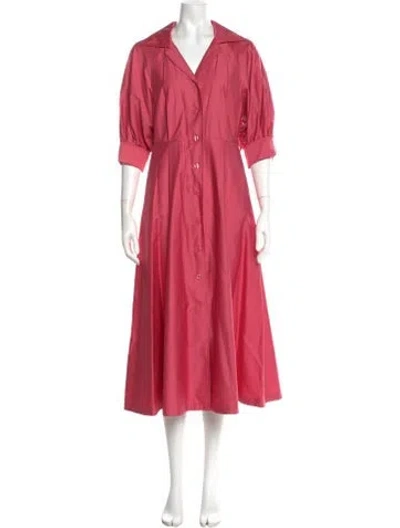 Pre-owned Donna Karan Long Dress W/ Tags In Red