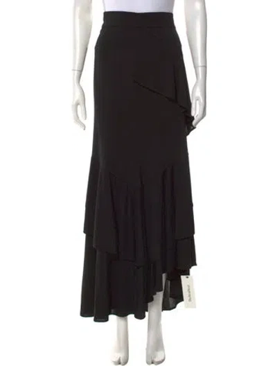 Pre-owned Donna Karan Long Skirt In Black