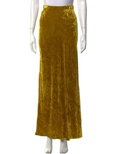 Pre-owned Donna Karan Long Skirt In Green