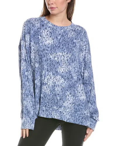 Donna Karan Lounge Top In Blue