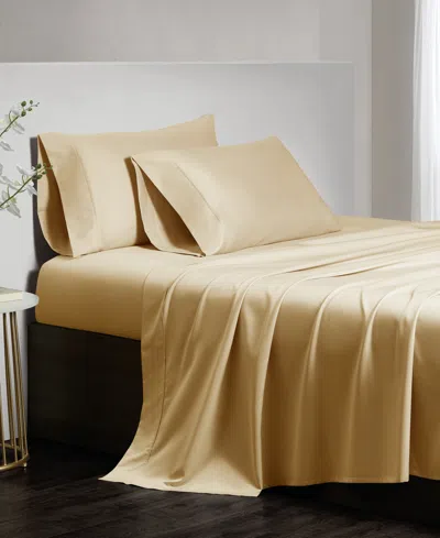 Donna Karan Luxe 700 Thread Count 100% Egyptian Cotton Pillowcase Pair, King In Gold Dust