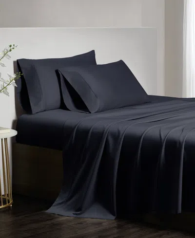 Donna Karan Luxe 700 Thread Count 100% Egyptian Cotton Pillowcase Pair, Standard In Black