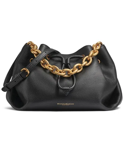 Donna Karan Lyndon Drawstring Crossbody Bag