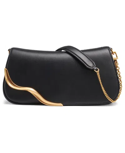 Donna Karan Malverne Convertible Small Crossbody Handbag In Black