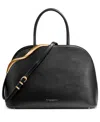 Donna Karan Malverne Satchel In Blk,gold