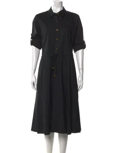 Pre-owned Donna Karan Midi Length Dress In Multi