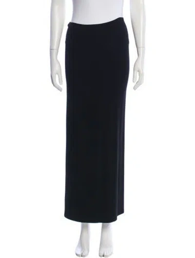 Pre-owned Donna Karan Midi Length Skirt In Black