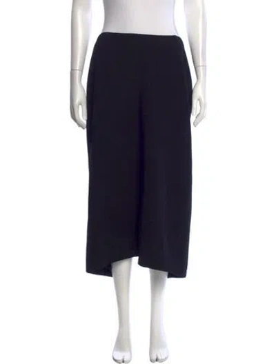 Pre-owned Donna Karan Midi Length Skirt In Blue