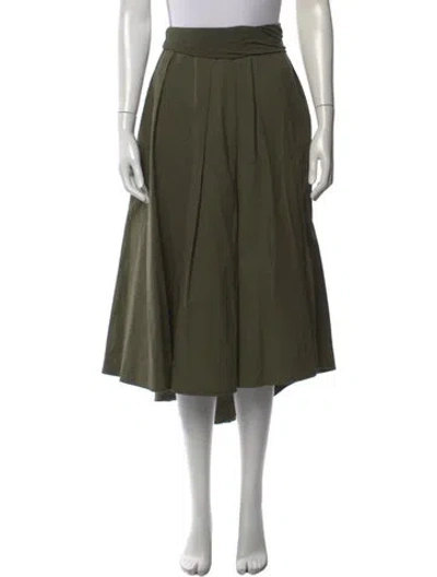 Pre-owned Donna Karan Midi Length Skirt In Green