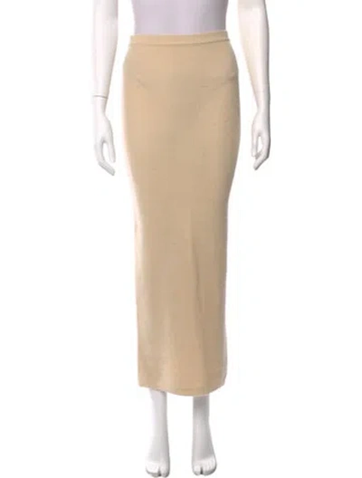 Pre-owned Donna Karan Midi Length Skirt In Neutral