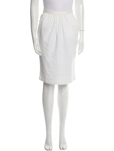 Pre-owned Donna Karan Midi Length Skirt In Neutral