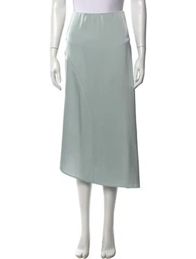 Pre-owned Donna Karan Midi Length Skirt W/ Tags In Blue