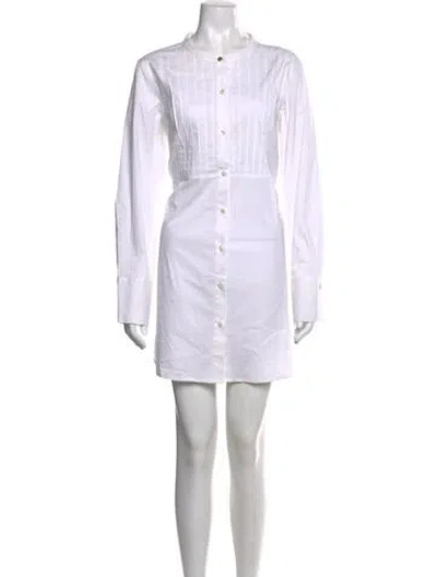 Pre-owned Donna Karan Mini Dress W/ Tags In White