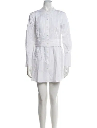 Pre-owned Donna Karan Mini Dress W/ Tags In White