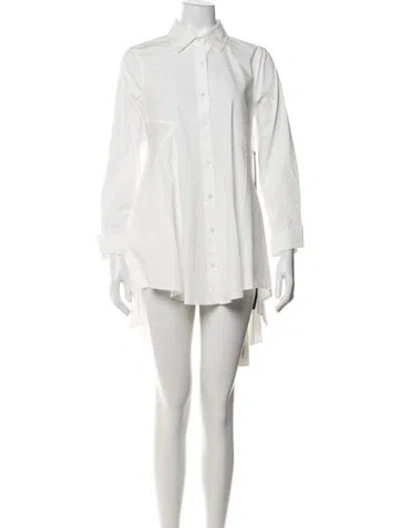 Pre-owned Donna Karan Mini Dress W/ Tags In White