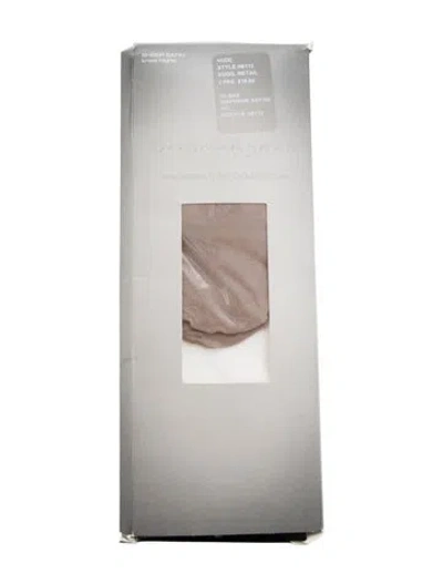 Pre-owned Donna Karan Neutral Nylon Tights
