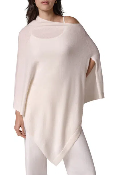 Donna Karan New York Asymmetric Wool & Cashmere Poncho In Pink