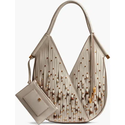 Donna Karan New York Baldwin Beaded Lasercut Mini Shoulder