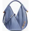 Donna Karan New York Baldwin Lasercut Micro Crossbody In Blue