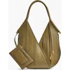 Donna Karan New York Baldwin Lasercut Mini Shoulder In Green