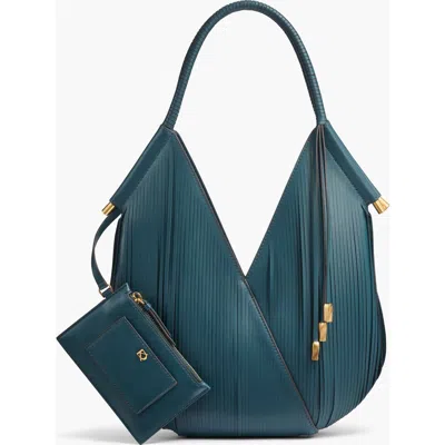 Donna Karan New York Baldwin Lasercut Mini Shoulder In Brown