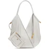 Donna Karan New York Baldwin Mini Lasercut Shoulder Bag In Brilliant White