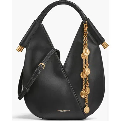 Donna Karan New York Baldwin Solid+charms Micro Crossbody In Black