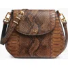 Donna Karan New York Bellerose Flap Python Crossbody