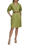 Donna Karan New York Belted Shirtdress