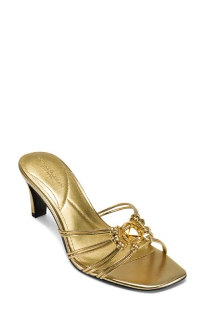 Donna Karan New York Bernade Slide Sandal In Gold
