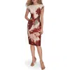 Donna Karan New York Cap Sleeve Sheath Dress In Neutral