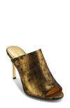 Donna Karan New York Donna Slide Sandal In Black/gold