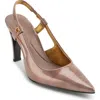 Donna Karan Donna Slingback Pointed Toe Pump In Mink