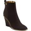 Donna Karan New York Donna Wedge Bootie In Animal Print