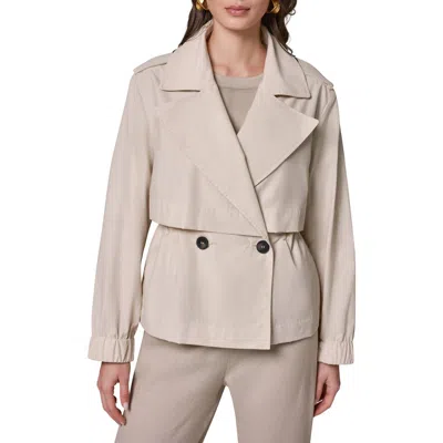 Donna Karan New York Double Breasted Jacket In Brown