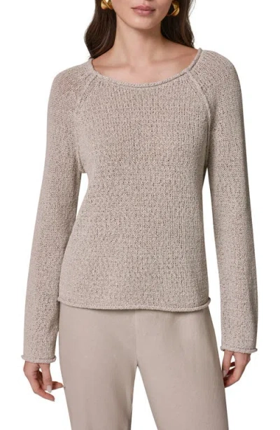Donna Karan New York Easy Boat Neck Sweater In Multi