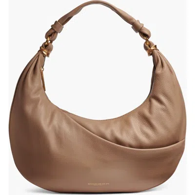 Donna Karan New York Gabardine Shoulder In Brown
