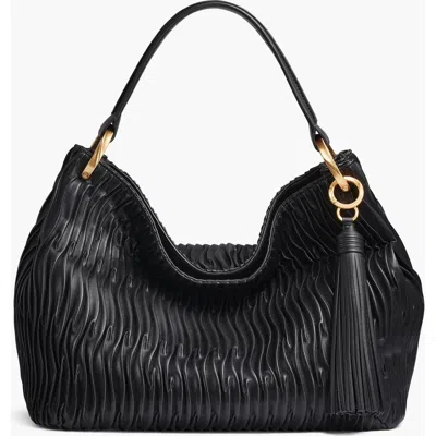 DONNA KARAN DONNA KARAN NEW YORK GLENWOOD PLEATED SHOULDER