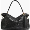 Donna Karan New York Glenwood Quilted Croc Satchel