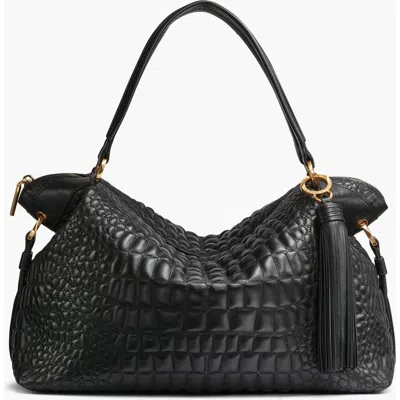 Donna Karan New York Glenwood Quilted Croc Satchel In Multi
