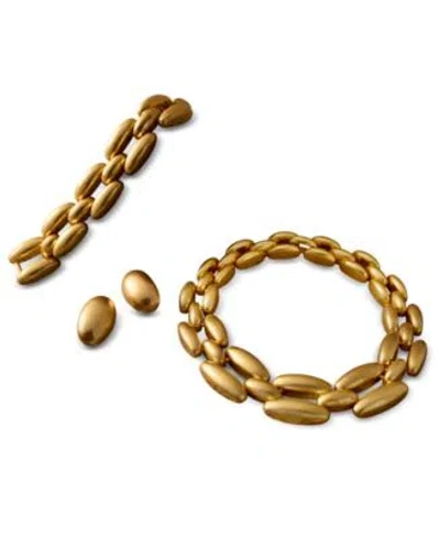 Donna Karan Gold Tone Dynamic Chunky Link Collection